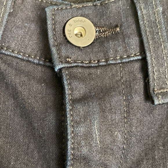 Rag & Bone Womens Jeans | Grey Navy Tuxedo Striped Skinny Size 24 - Picture 12 of 13